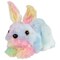 Northlight Plush Pastel Tie Dye Easter Bunny Figurine - 7" - Multicolor